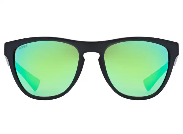 Uvex ESNTL Spirit okulary Black Matt/Mirror Green