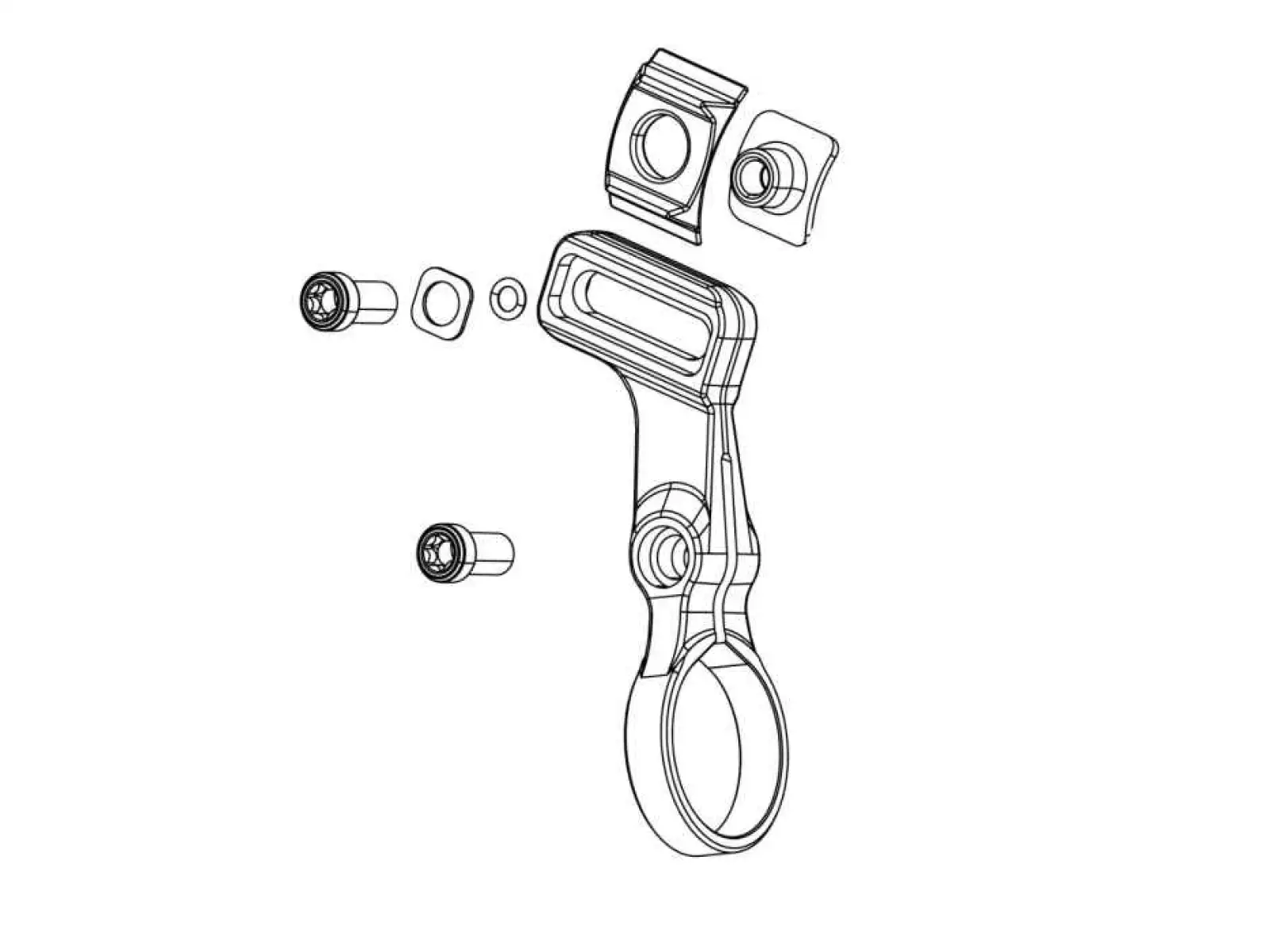 Sram POD AXS Bridge Clamp obejma elektronicznej przerzutki Matchmaker prawe