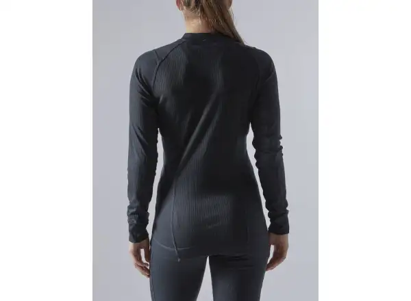 Craft Core Dry Baselayer damski zestaw koszulka z długim rękawem + spodnie czarna