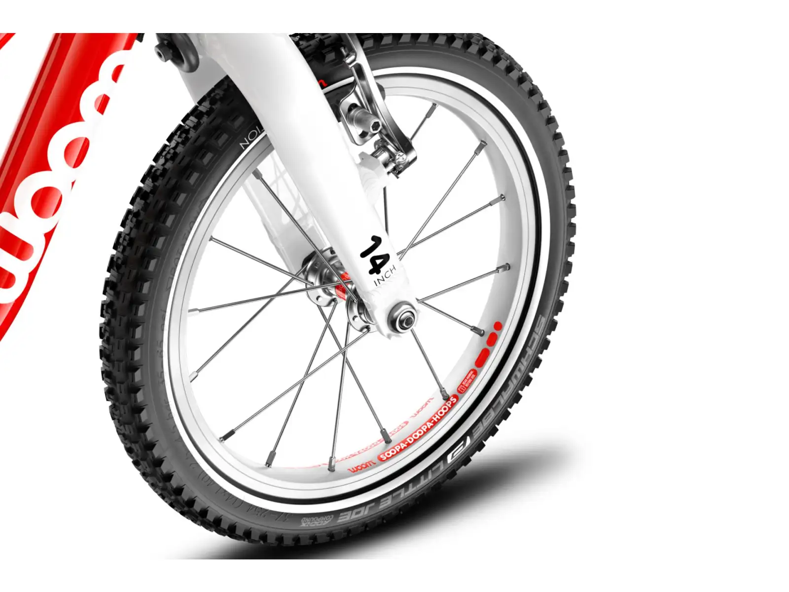 Woom 2 rower dziecięcy 14" Red