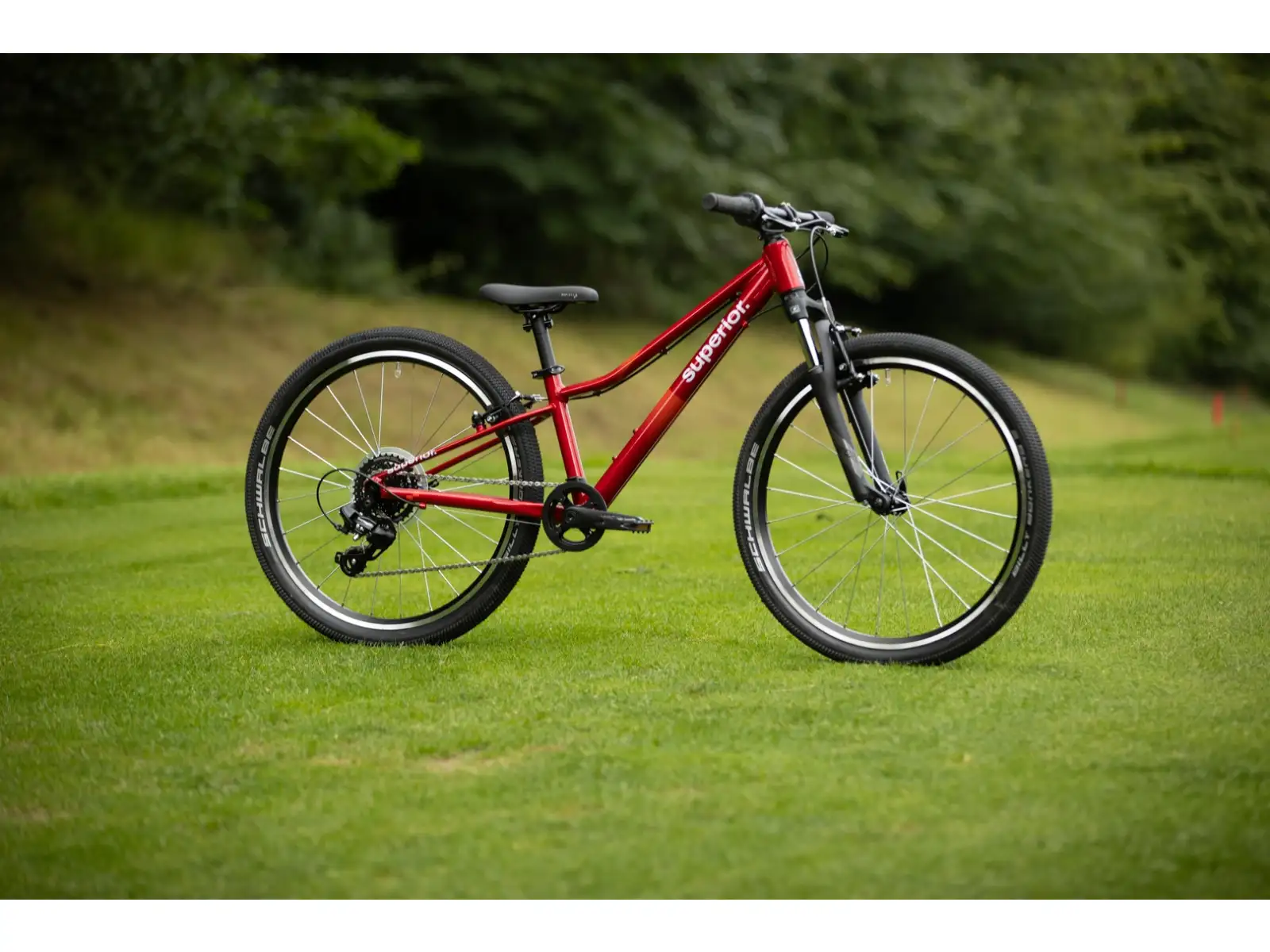 Superior RACER 24 rower dziecięcy Gloss Racing Red