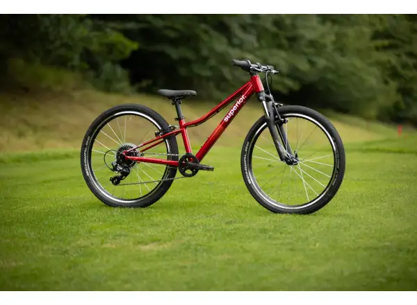 Superior RACER 24 rower dziecięcy Gloss Racing Red