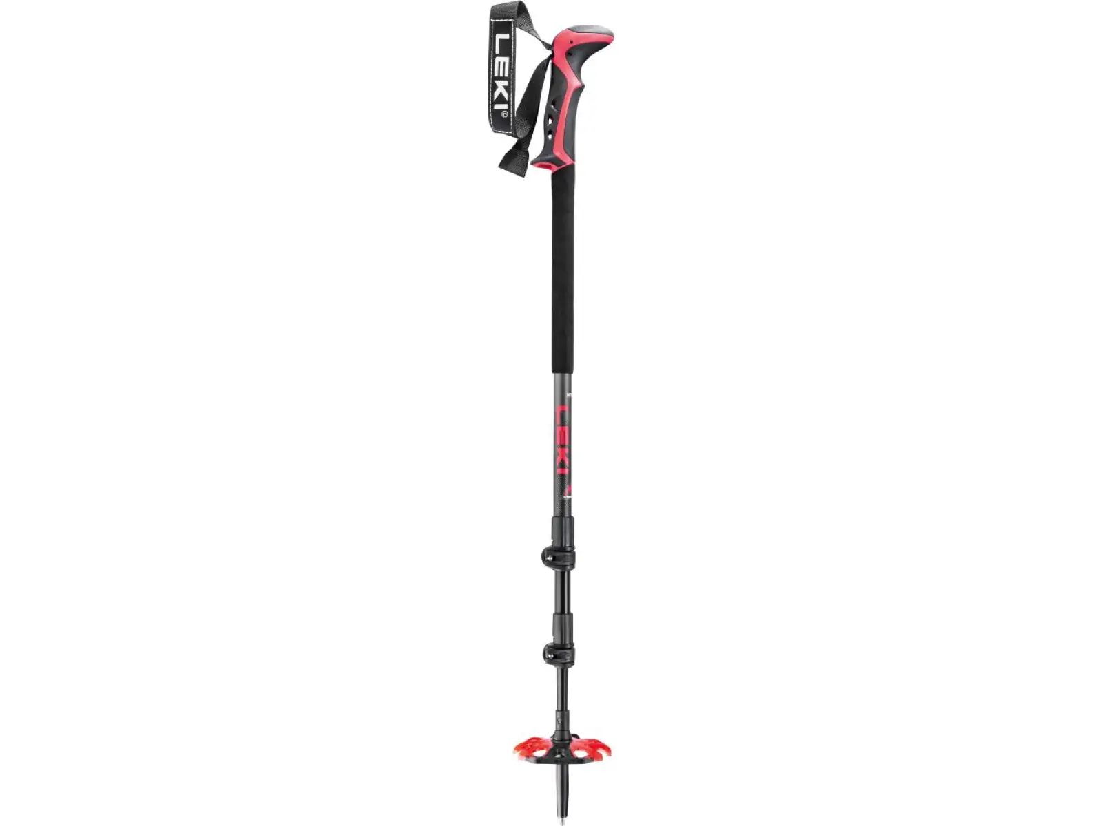 Leki Haute Route 3 kije skialpinistyczne Dark anthracite/Dark red/Black