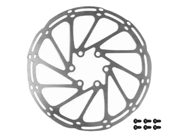 Force-8 tarcza hamulcowa 160 mm srebrna