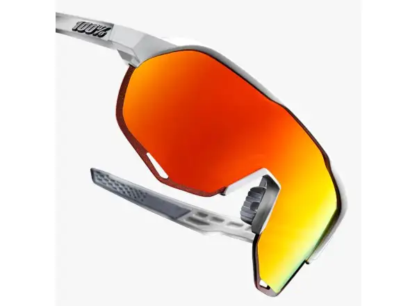 100% S2 okulary Soft Tact Off White/HiPER Red Multilayer Mirror Lens
