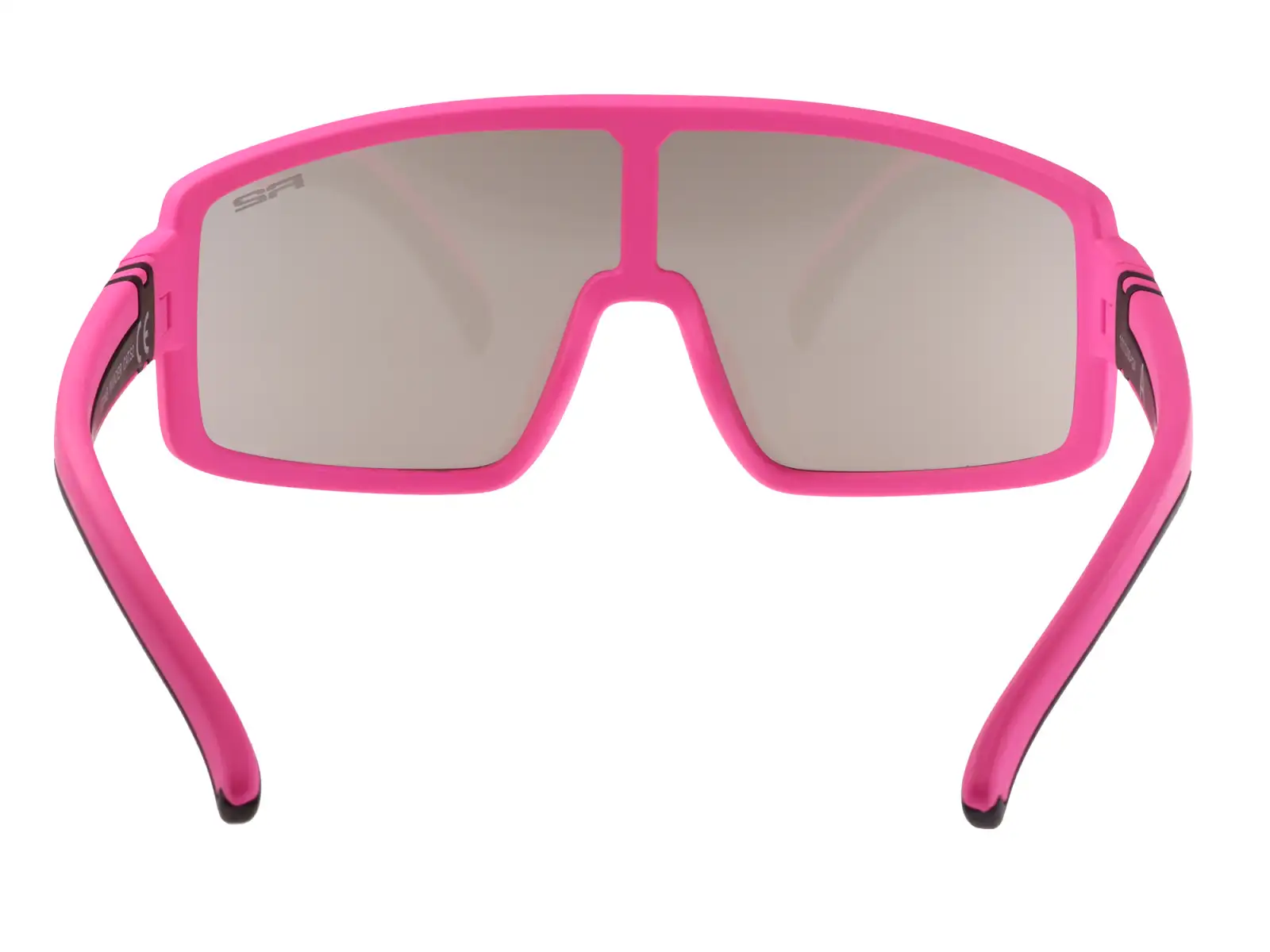 R2 Invader dziecięce okulary przeciwsłoneczne neon różowy/dymny/srebrne lustro
