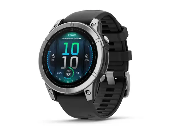 Garmin fenix E - 47 mm AMOLED inteligentny zegarek Slate Grey Steel