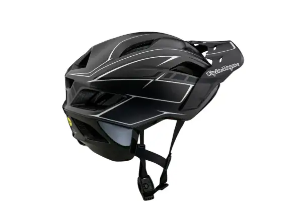 Troy Lee Designs Flowline SE MIPS kask Pinstripe Charcoal/Black