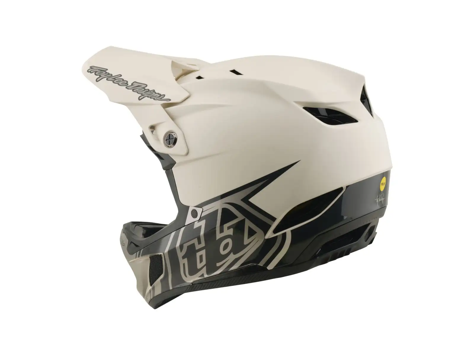 Troy Lee Designs D4 Composite MIPS kask Stealth Pumice