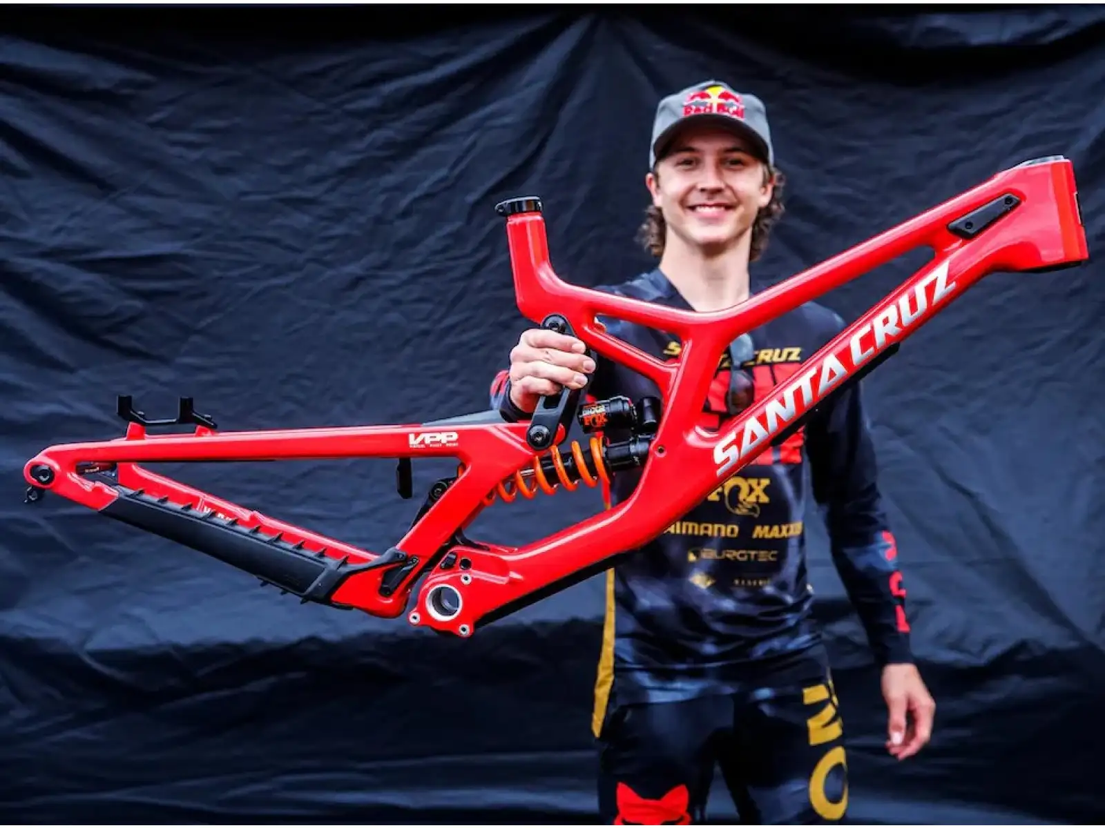 Santa Cruz V10 8 CC MX 24 rama zjazdowa Red Factory rozm. L