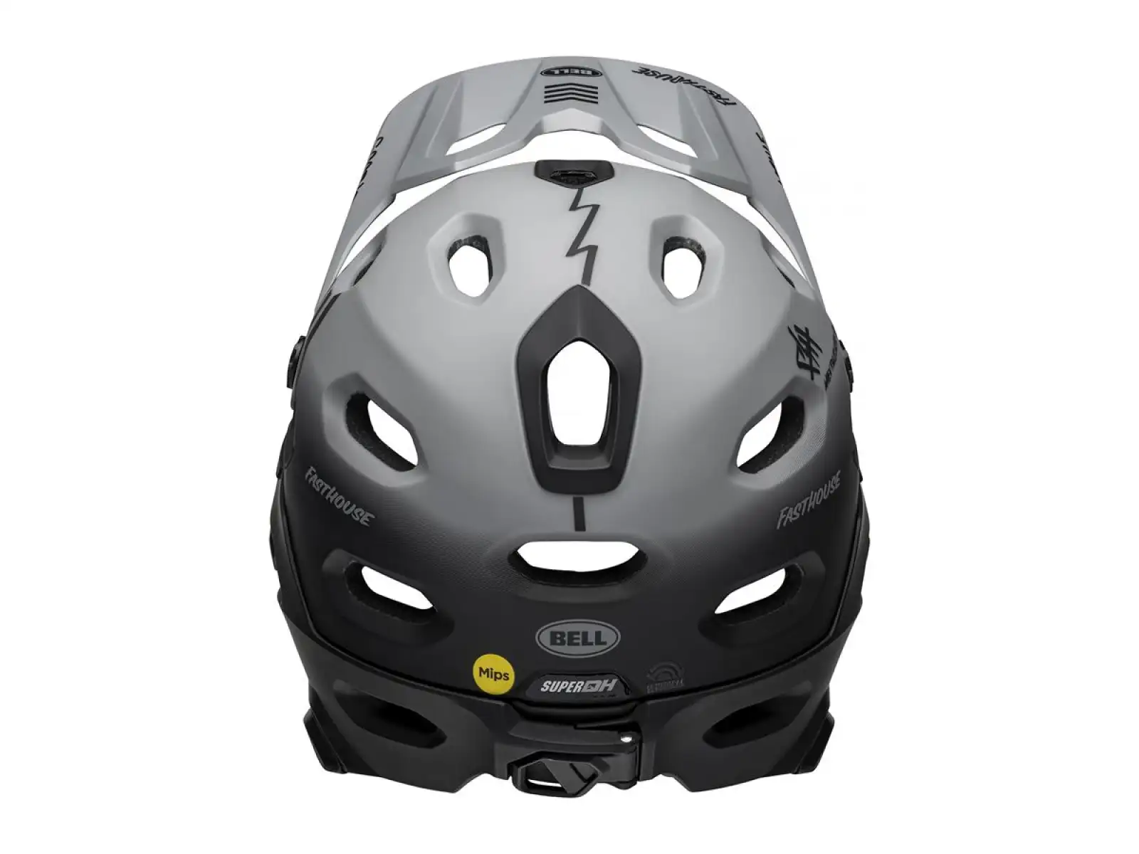 Bell Super DH Spherical kask Mat Gray/Black Fasthouse