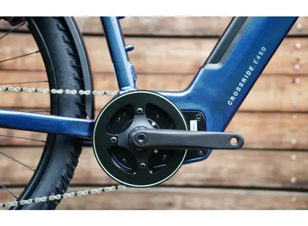 Rock Machine Crossride e450 rower elektryczny crossowy Gloss Metallic Navy/Silver