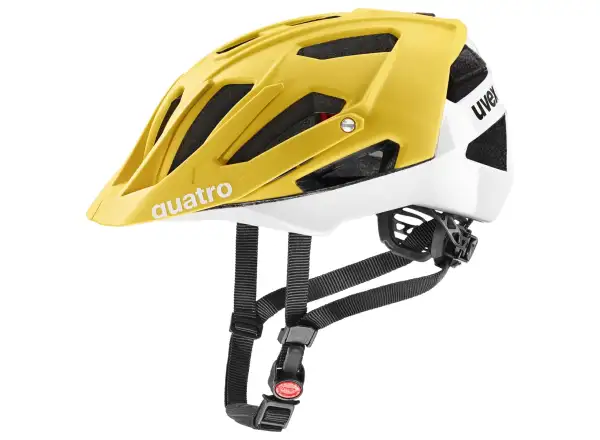 Uvex Quatro CC kask Sunbee/White Matt
