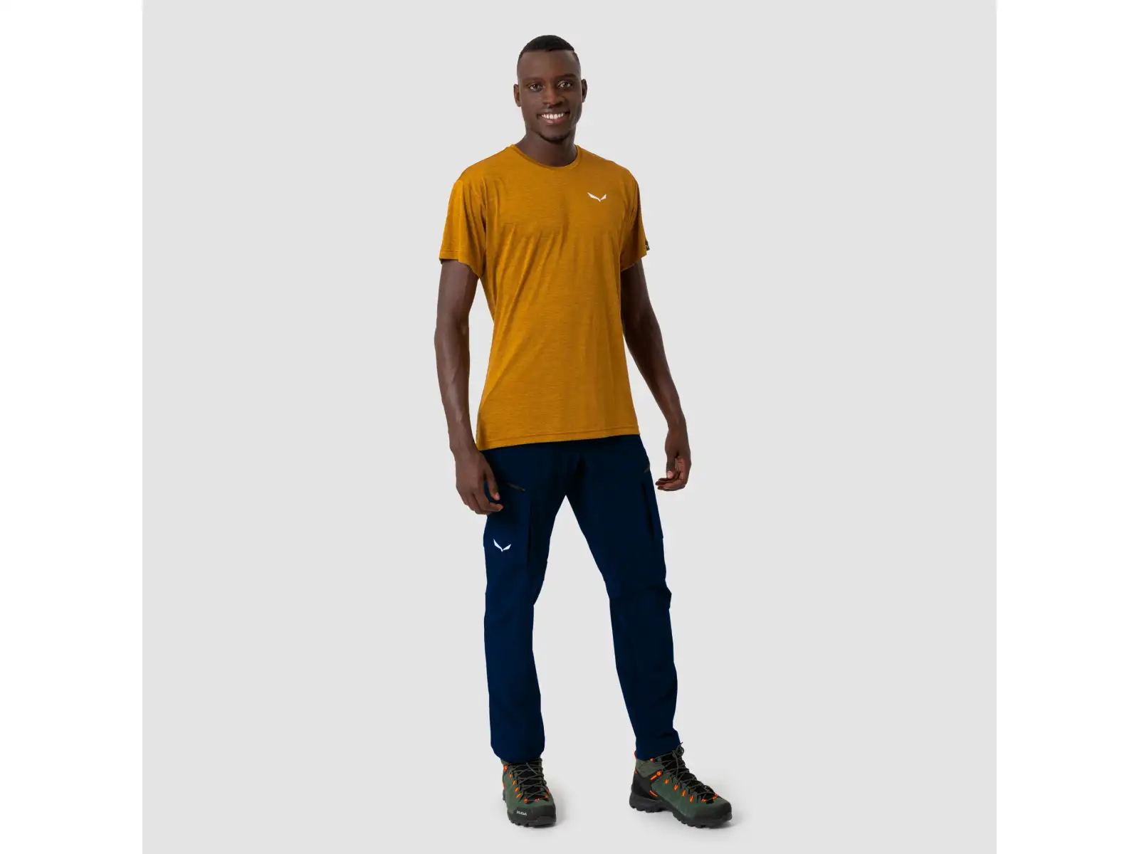 Salewa Puez Durastretch Cargo męskie spodnie Navy Blazer