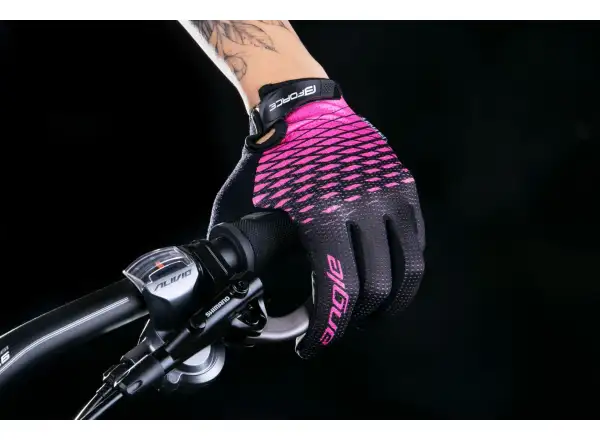 Force Angle MTB unisex rękawice różowa/czarna