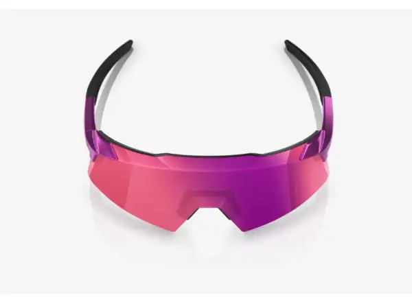 100% Aerocraft okulary Gloss Purple Chrome/Purple Multilayer Mirror