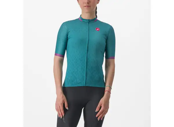 Castelli Pezzi damski koszula z krótkim rękawem Quetzal Green