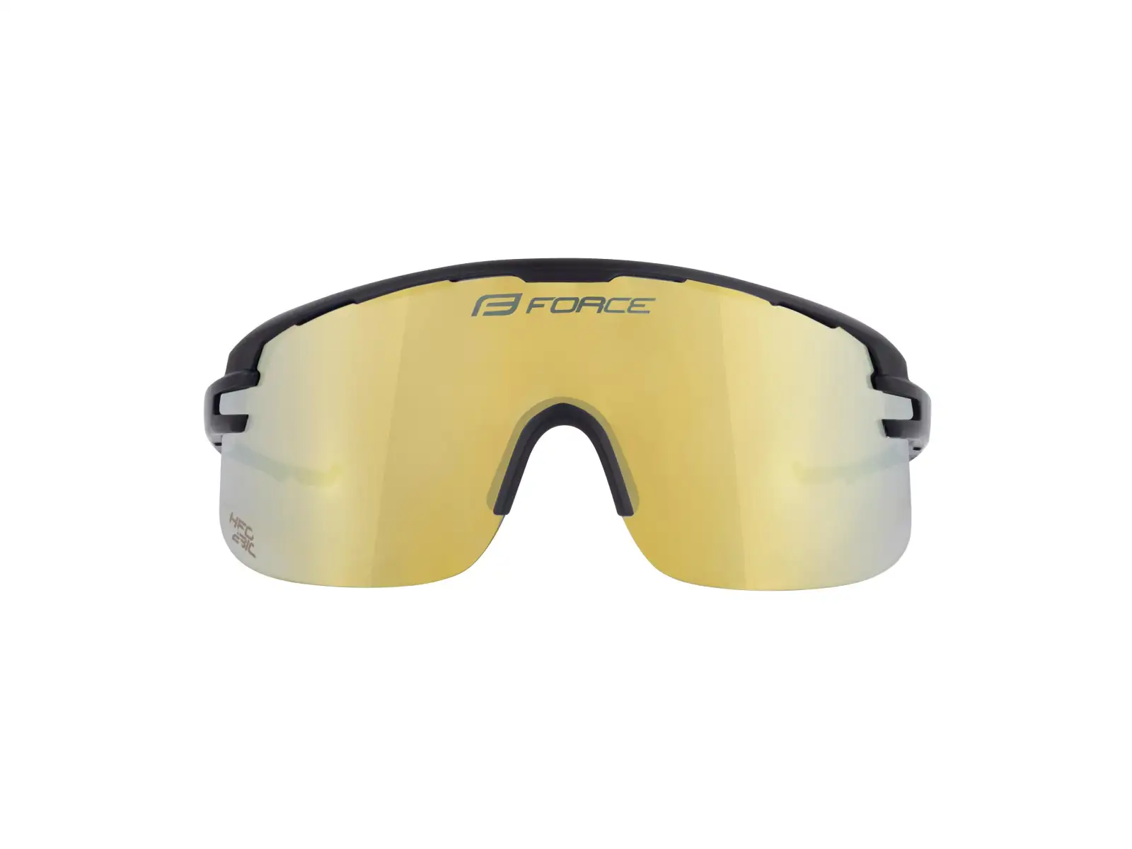 Force Epic okulary czarne/żółte lustrzane szkło