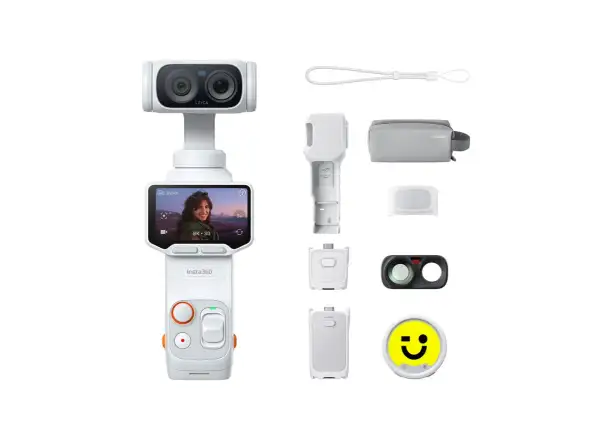 Insta360 Luna Ultra kamera zestaw Creator Bundle Cosmic White