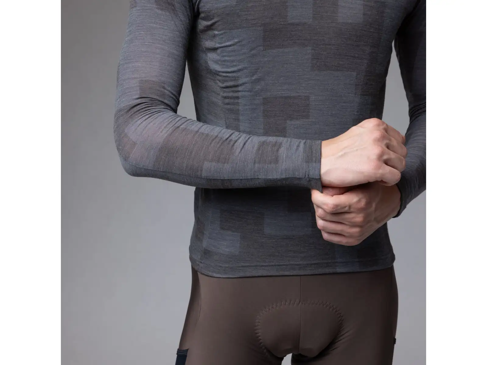 Alé Intimo Knitted męska bielizna termiczna z długim rękawem Grey