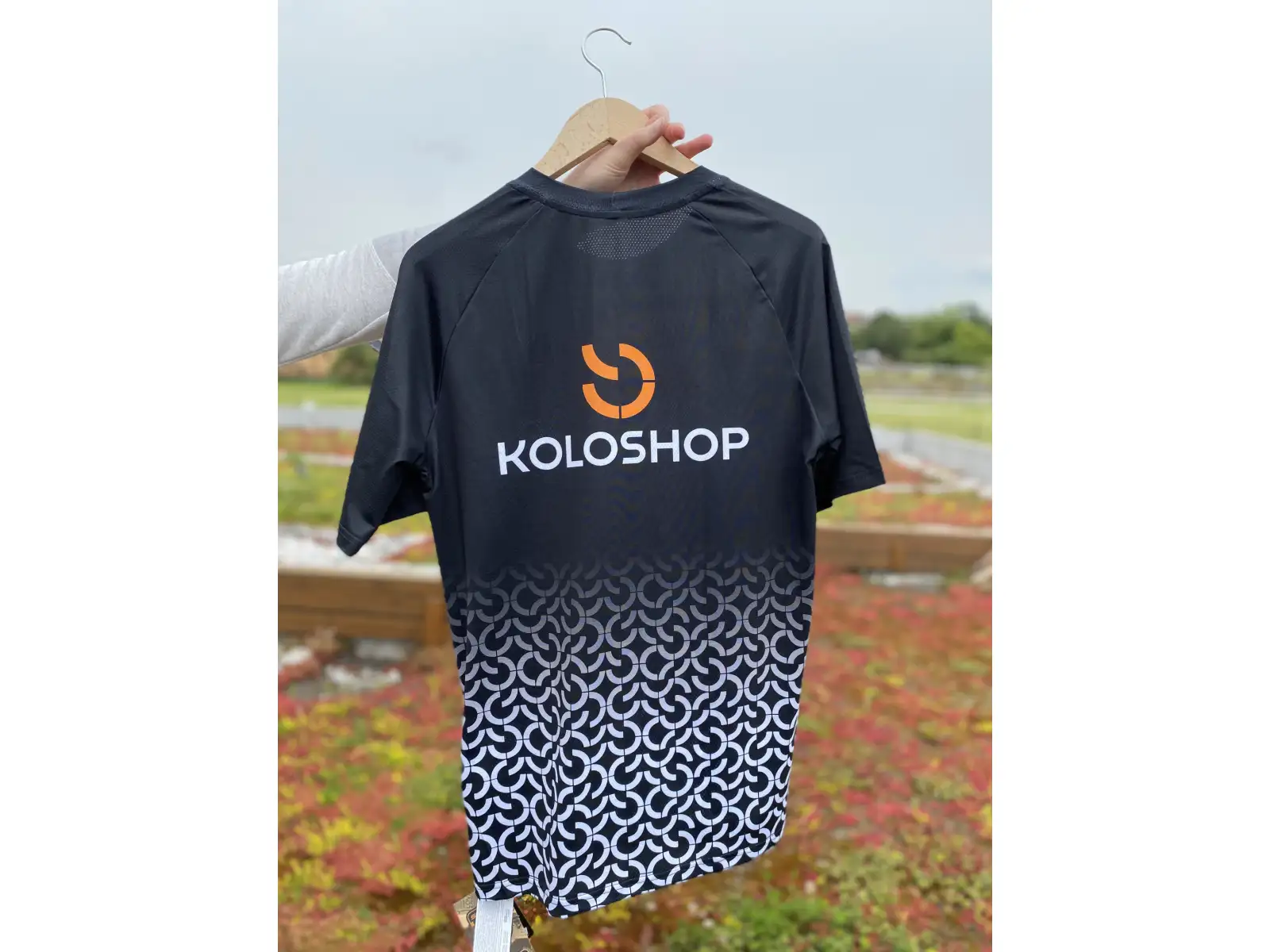 Koloshop Sensor męska koszulka rowerowa z krótkim rękawem Black