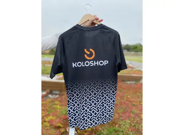 Koloshop Sensor męska koszulka rowerowa z krótkim rękawem Black