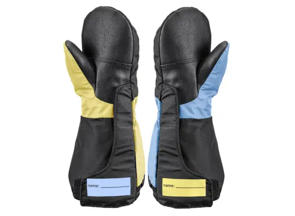 Leki Little Swtch Zero Mitt Long dziecięce rękawiczki Black/Light Blue/Light Yellow