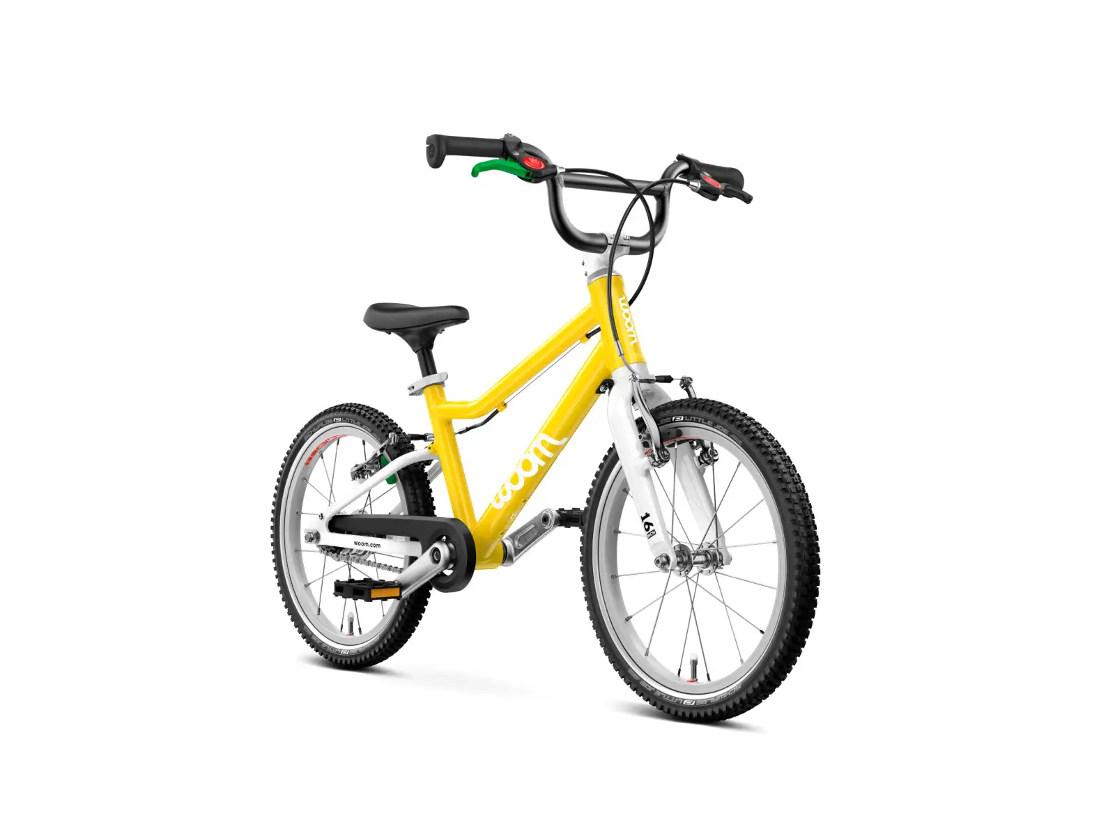 Woom GO 3 Automagic rower dziecięcy 16" Vibrant Yellow