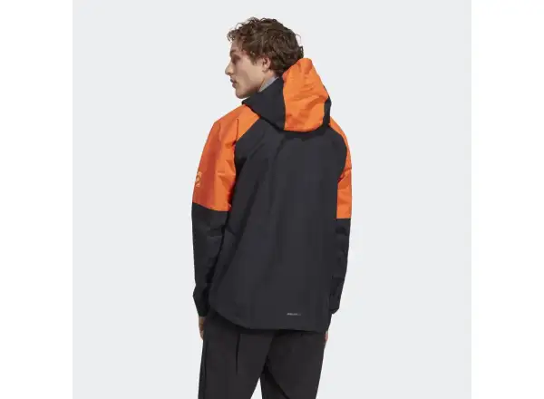 Five Ten Rain męska kurtka Black/Semi Impact Orange