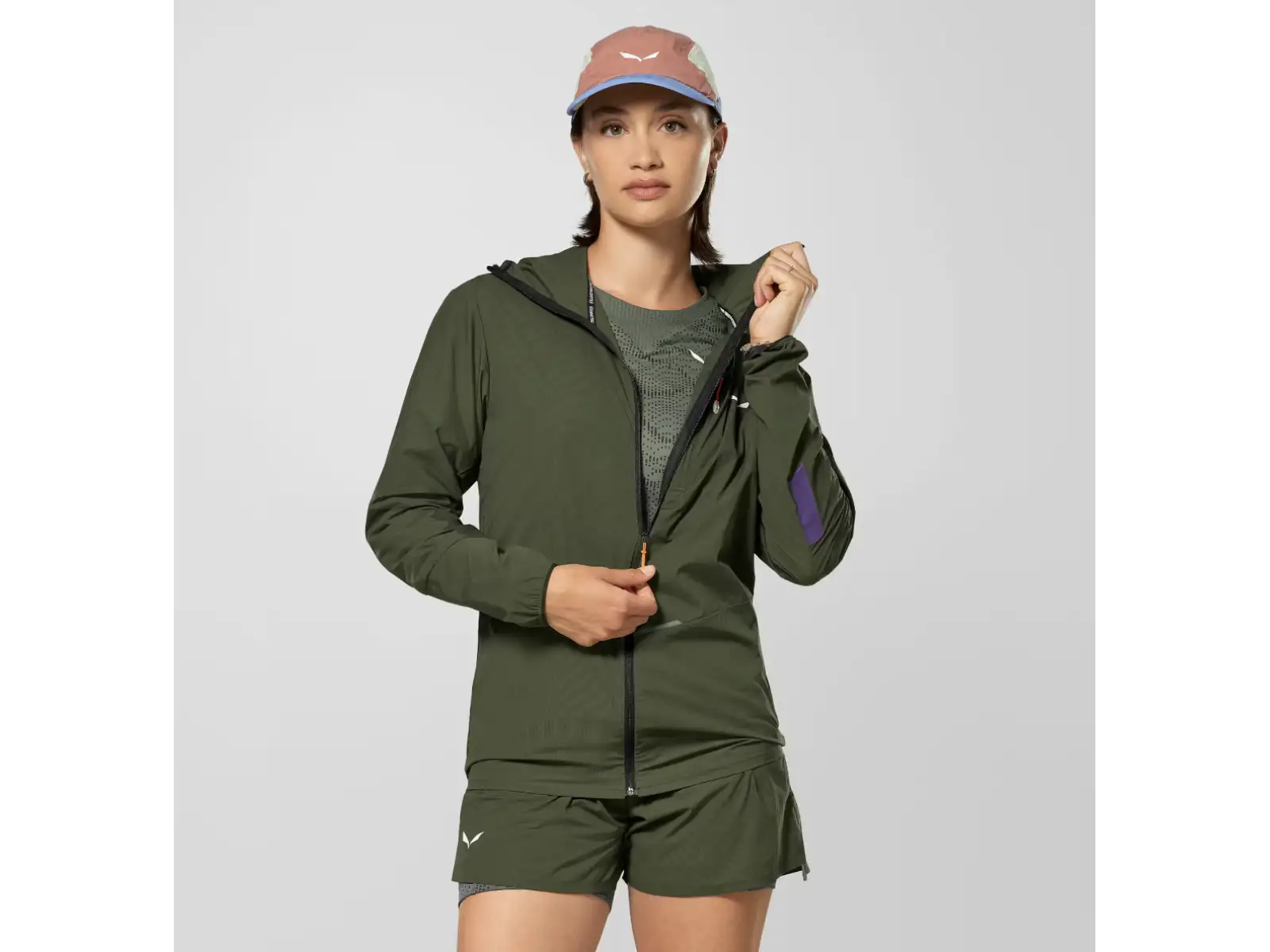 Salewa Pedroc Wind Light damska kurtka Dark Olive