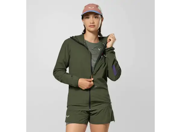 Salewa Pedroc Wind Light damska kurtka Dark Olive