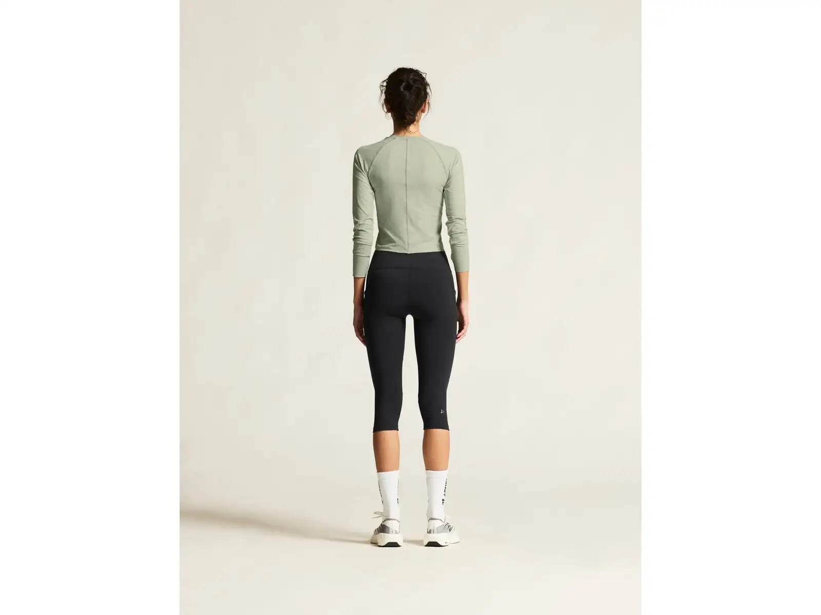 Craft Essence Capri damskie spodnie 3/4 czarna