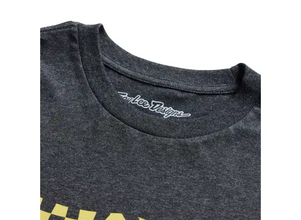 Troy Lee Designs Finish Line męska koszulka krótki rękaw Black heather