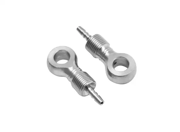 Shimano końcówka banjo 2,3 mm 4 sztuki srebrna