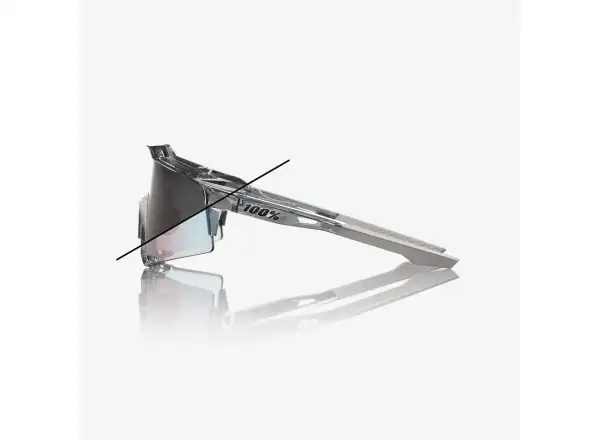 100% Speedcraft okulary przeciwsłoneczne Polished Translucent Grey/Rose Gold Mirror Photochromic