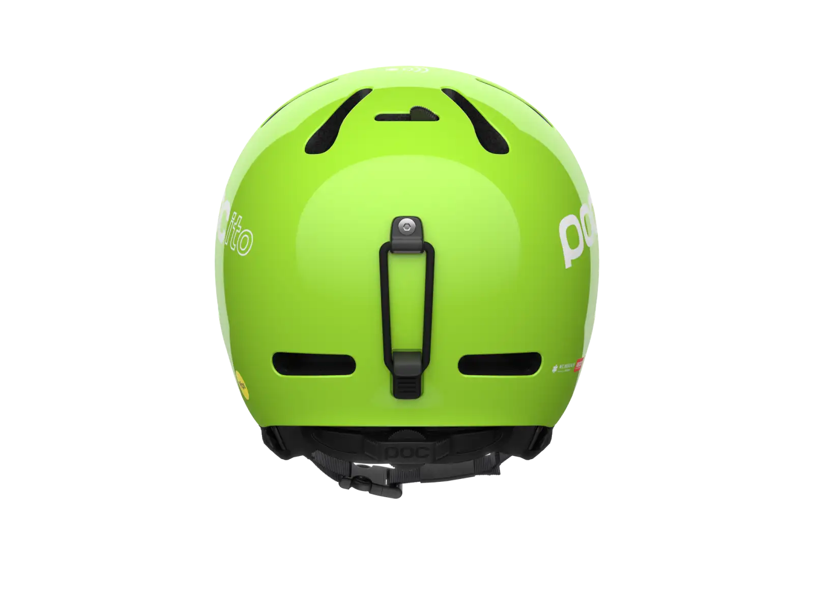 POC POCito Fornix MIPS dziecięcy kask narciarski Fluorescent Yellow/Green