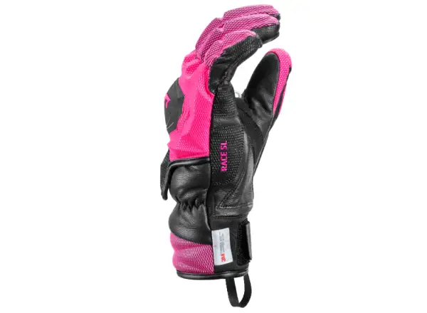Leki WCR Venom SL 3D damskie wyścigowe rękawice Black-Pink