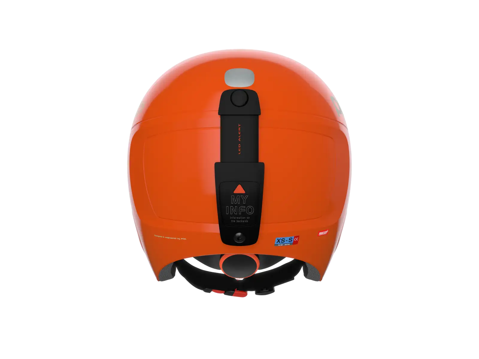 POC POCito Skull dziecięcy kask narciarski fluorescent orange regulowany rozm. Uni