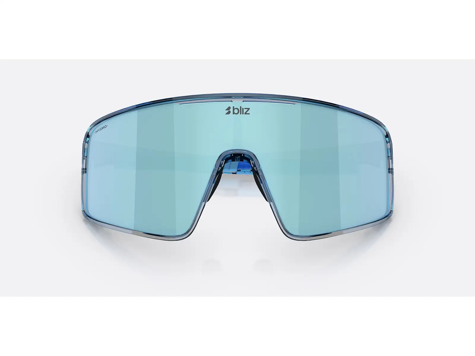 Bliz P001s okulary przeciwsłoneczne Transparent Blue/Smoke Ice Blue Multi