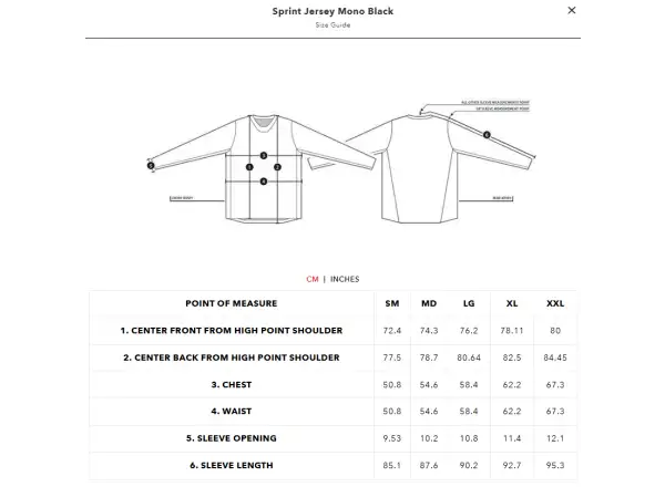 Troy Lee Designs Sprint Mono dres z długim rękawem Black
