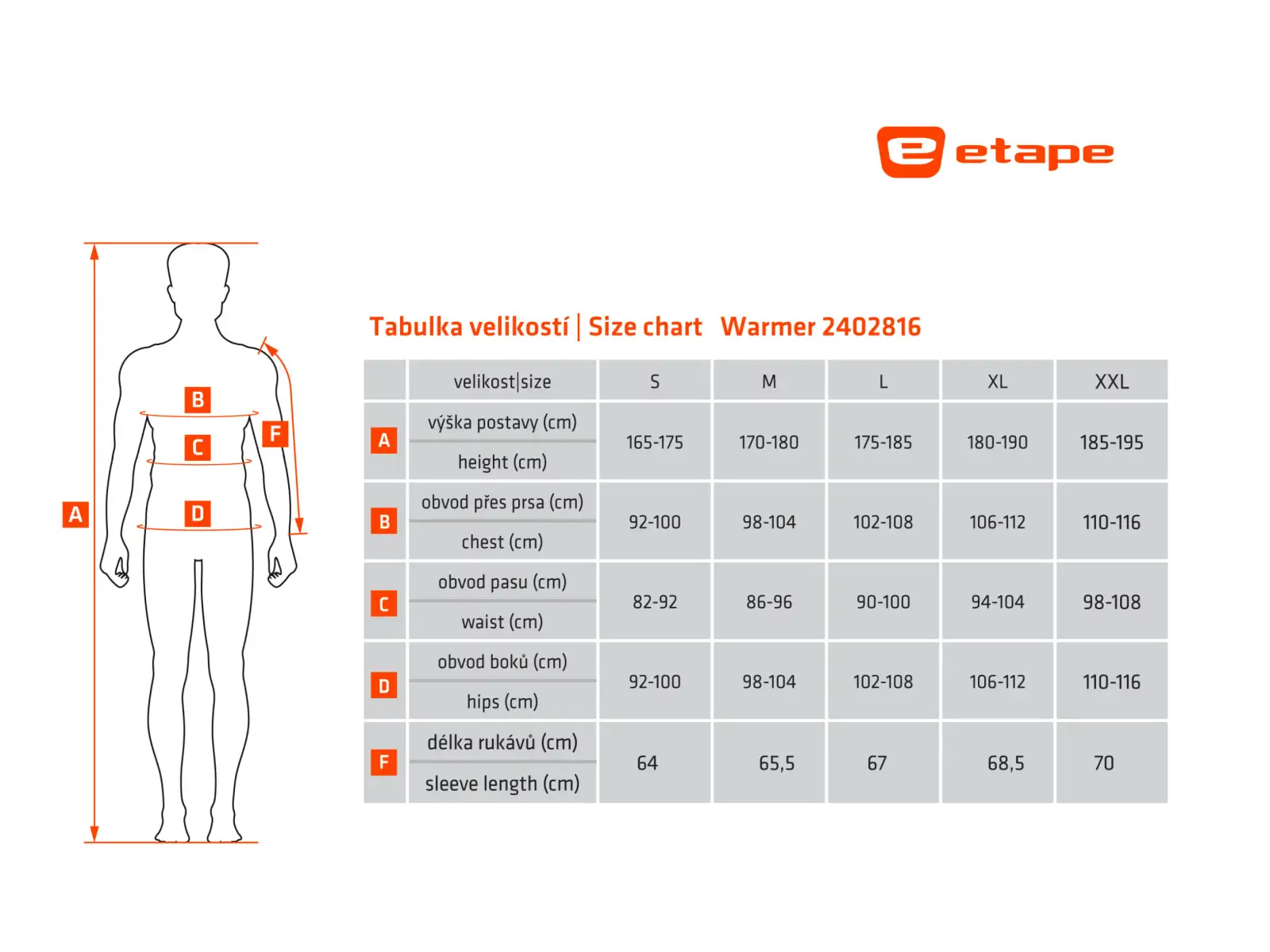 Etape Warmer męska bluza antracyt/żółty fluo