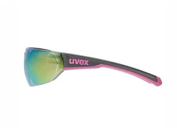Uvex Equate okulary Grey/Pink Matt/Mirror Pink