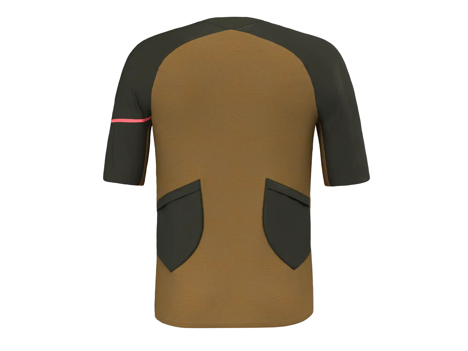 Salewa Vento 1/2 zip męska koszulka z krótkim rękawem Dark Olive