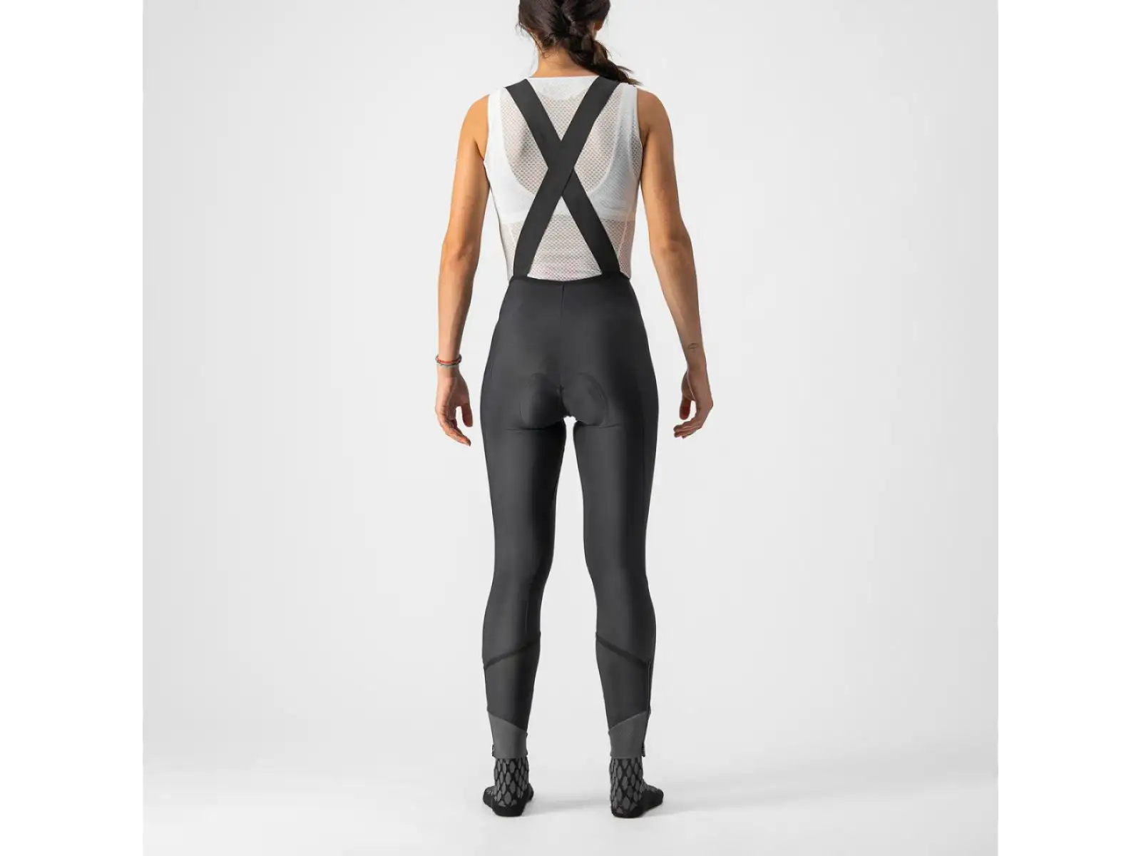 Castelli Velocissima DT Bibtight damskie spodnie Black/Black Reflex