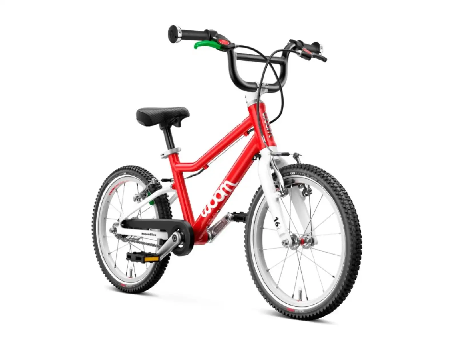 Woom 3 Automagic rower dziecięcy 16" Red