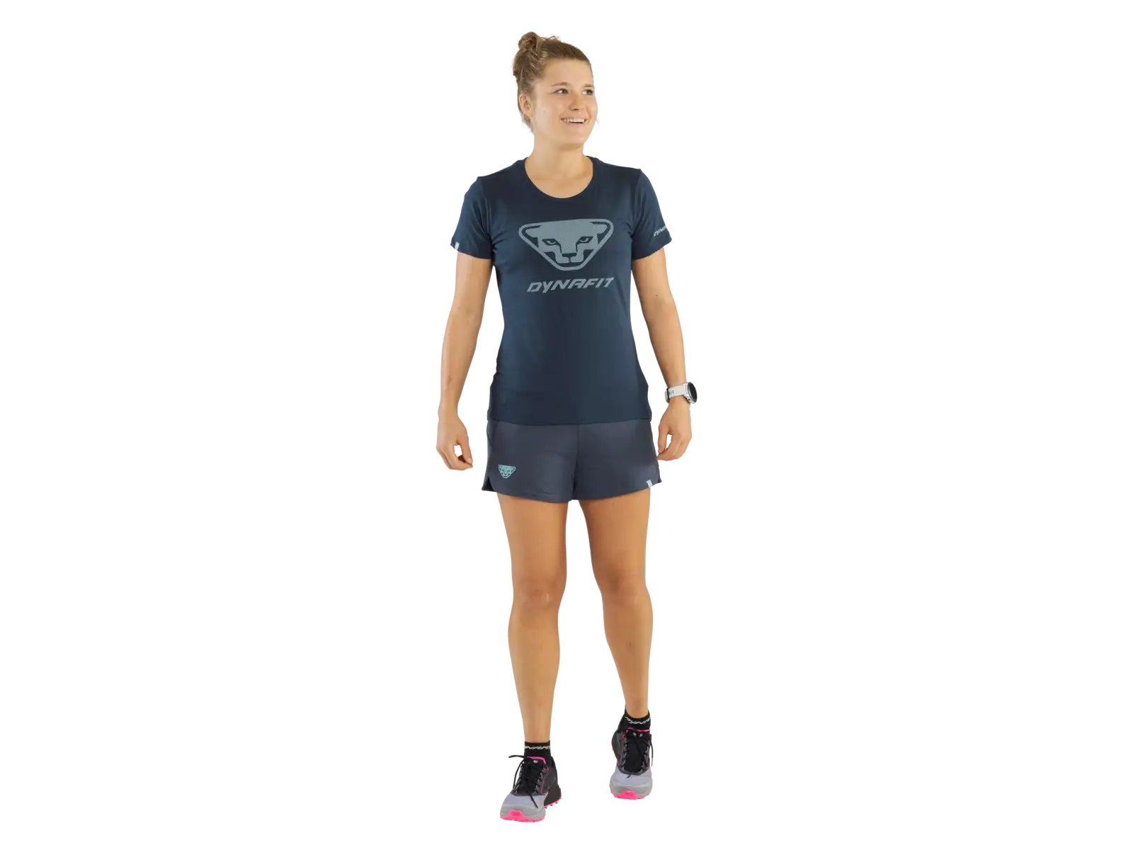 Dynafit Graphic Cotton damska koszulka z krótkim rękawem Blueberry/3D