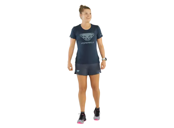 Dynafit Graphic Cotton damska koszulka z krótkim rękawem Blueberry/3D