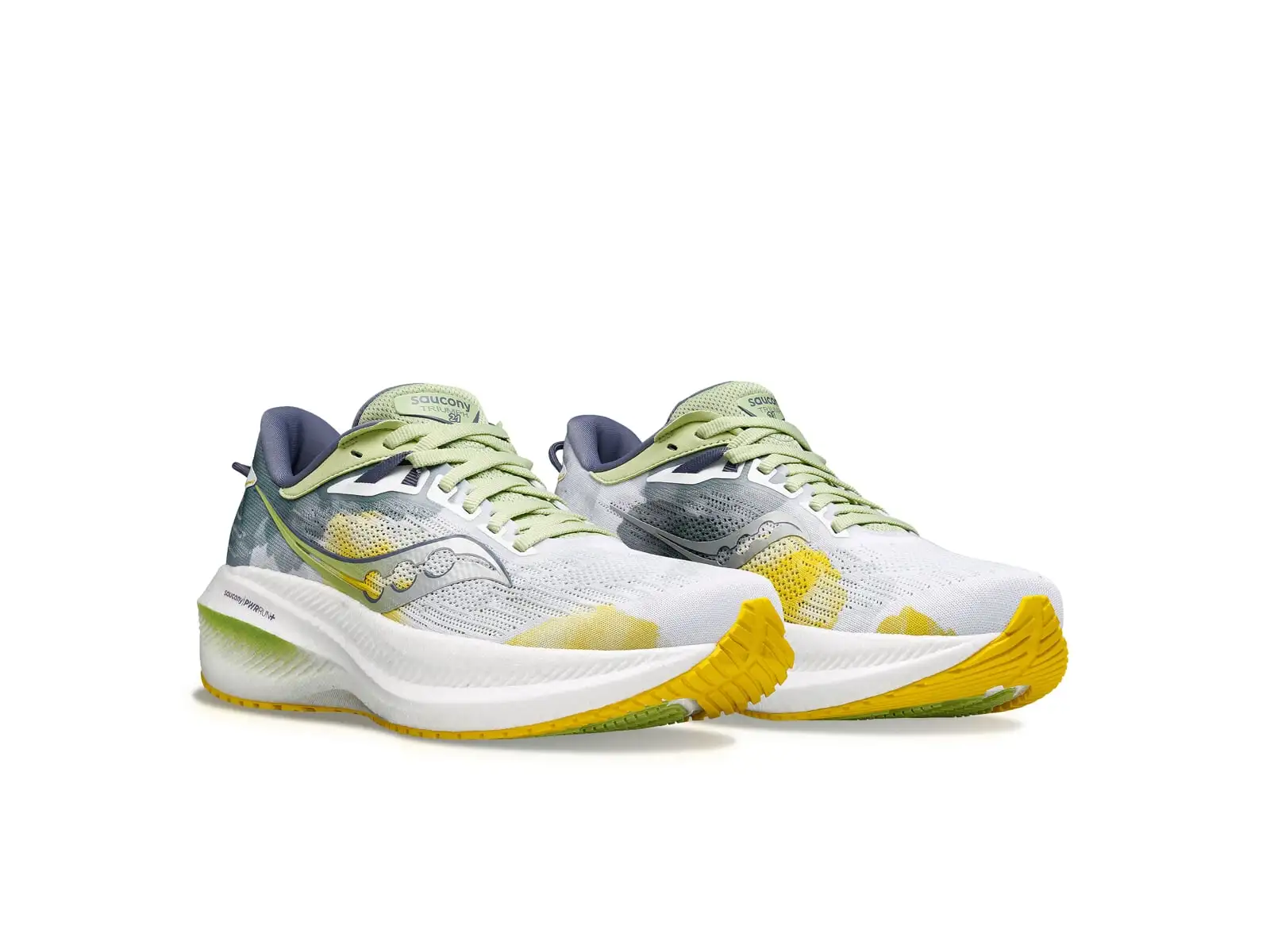 Saucony Triumph 21 damskie buty do biegania White/Fern