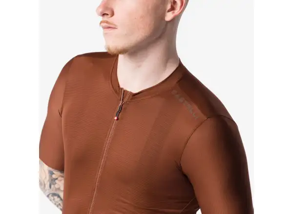 Castelli Espresso 2 męska koszulka rowerowa krótki rękaw Deep Mocha
