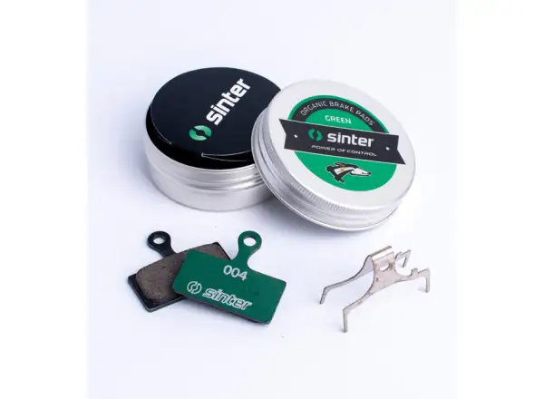 Sinter Shimano G Type klocki hamulcowe polimer zielona